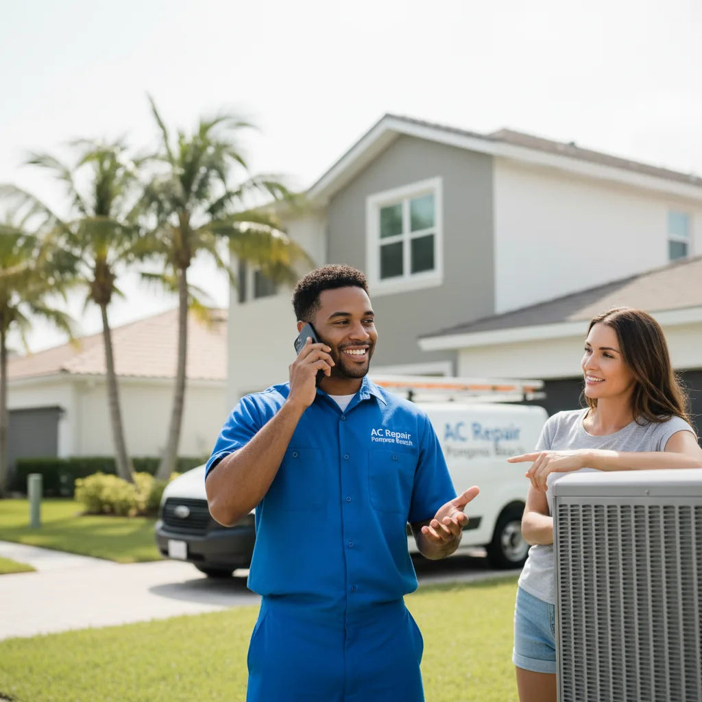 AC Repair Pompano Beach customer support in Richton Park